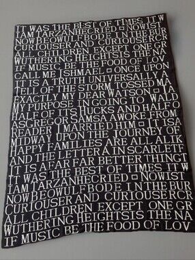 Barnes & Noble punctuate Throw Blanket
